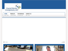 Tablet Screenshot of coastalmarineconsignmentllc.com